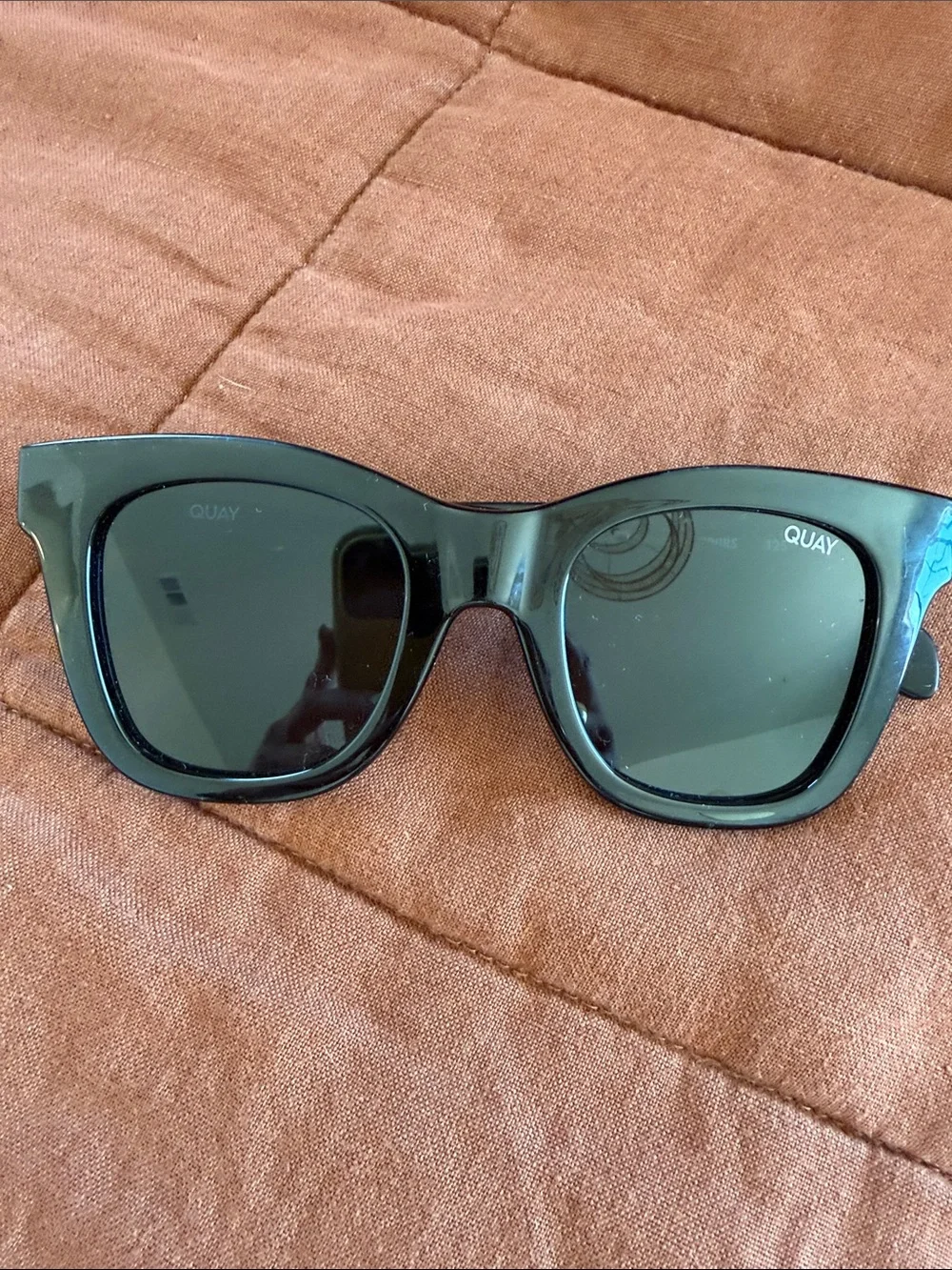 Quay Australia Oversized Cat-Eye Sunglasses in Green